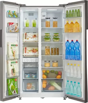 Midea 584 L Frost Free Side by Side Refrigerator (Stainless Steel Finish, MRFS5920SSLF)(OPEN BOX) Midea 584 L Frost Free Side by Side Refrigerator (Stainless Steel Finish, MRFS5920SSLF)(OPEN BOX)